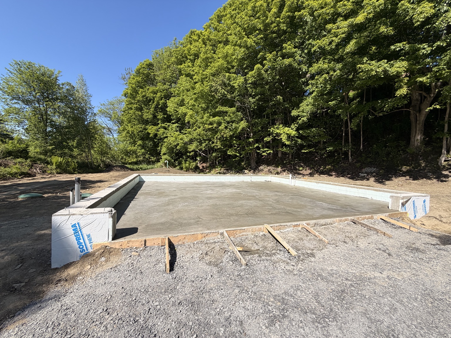 Northfield New Build — Foundation and concrete slab