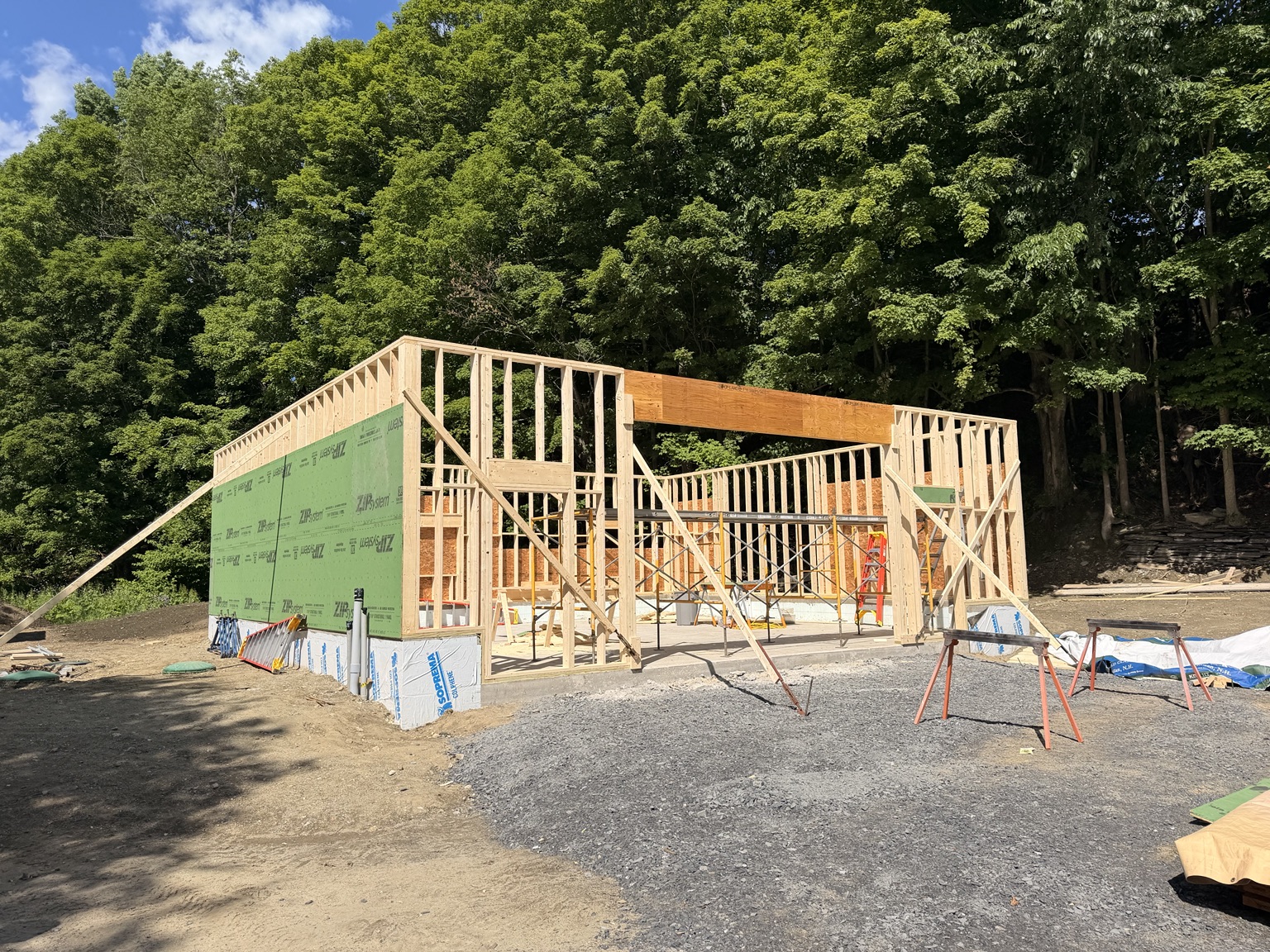Northfield New Build — First-floor wall framing
